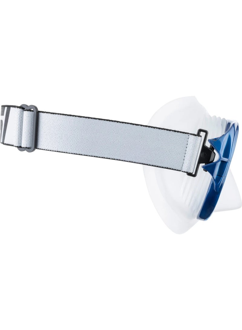 Cressi Fiji Diving Mask (Clear/Blue) - Image 3