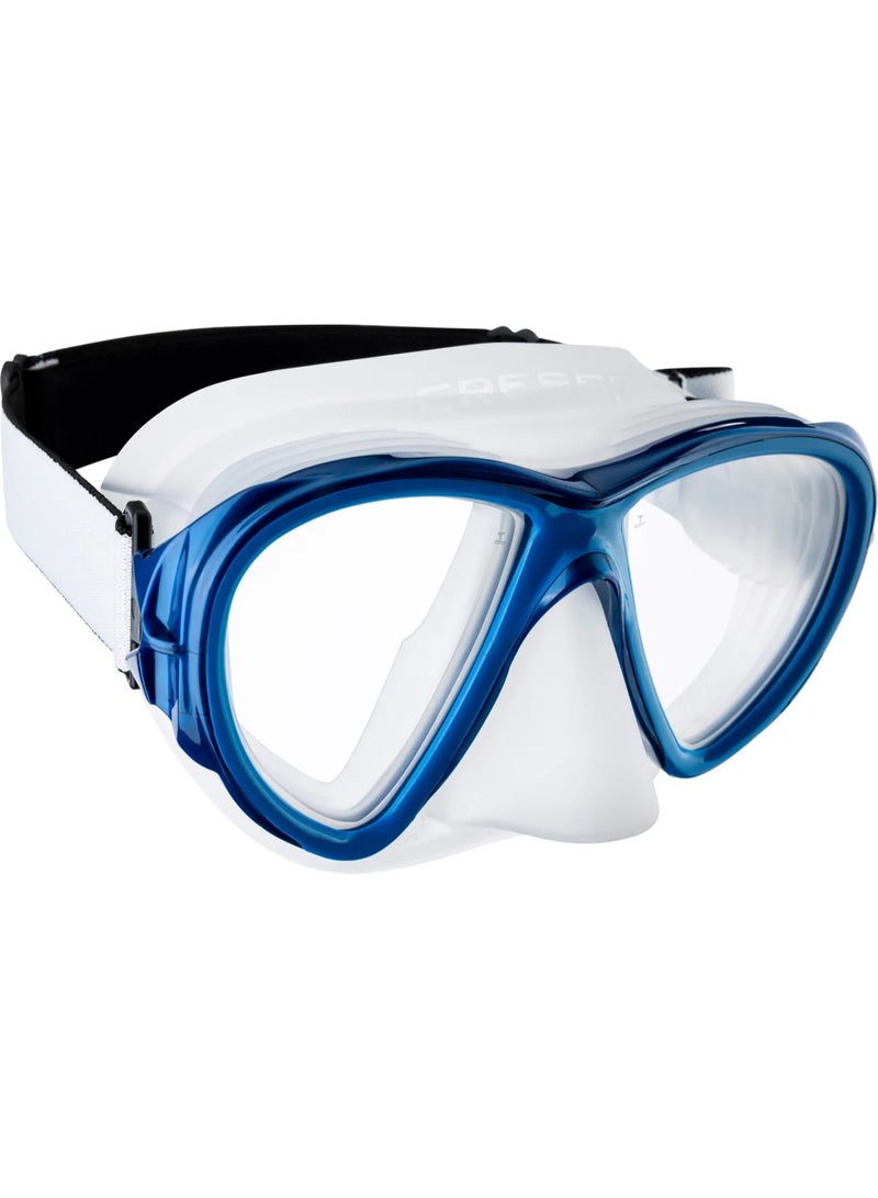 Cressi Fiji Diving Mask (Clear/Blue) - Image 1