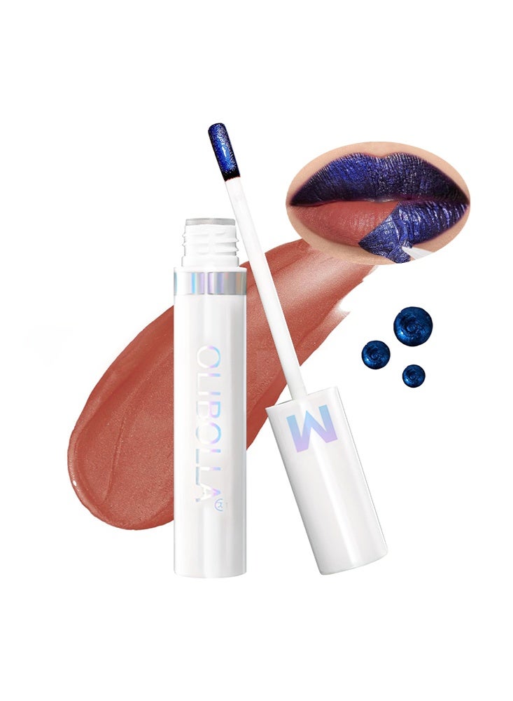 OLIBOLLA Lip Stain Masque Lip Stain Peel Off, All Day Lip Liner Tint- Long Lasting Waterproof Transfer-Proof, Matte Lip Stains Makeup 04# Lovely - Image 1