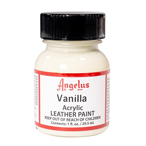 Angelus Acrylic Leather Paint 1 Fl Oz Pack of 1 Vanilla - Image 1