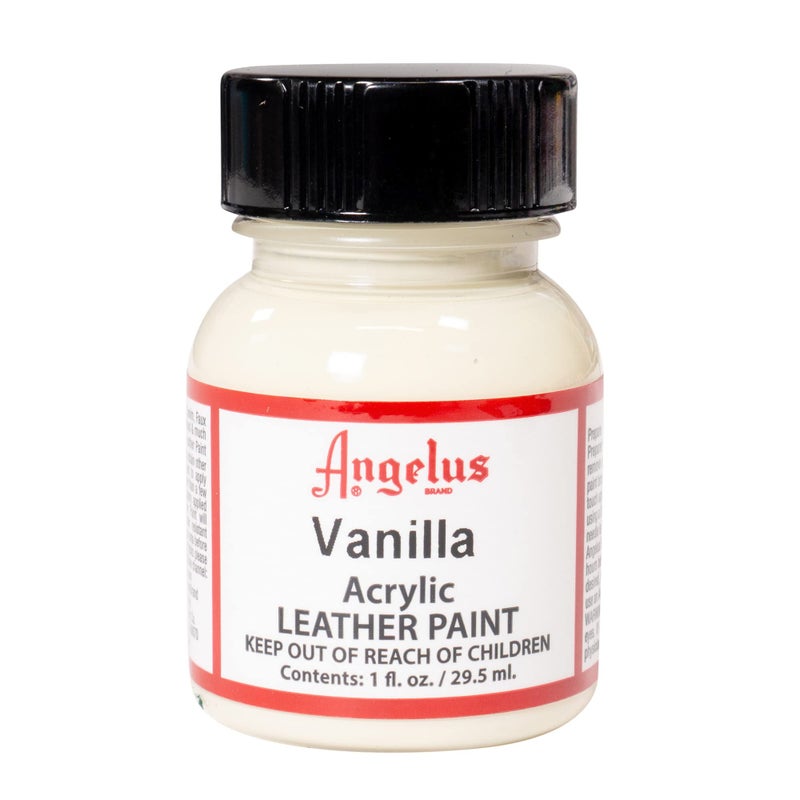Angelus Acrylic Leather Paint 1 Fl Oz Pack of 1 Vanilla - Image 2