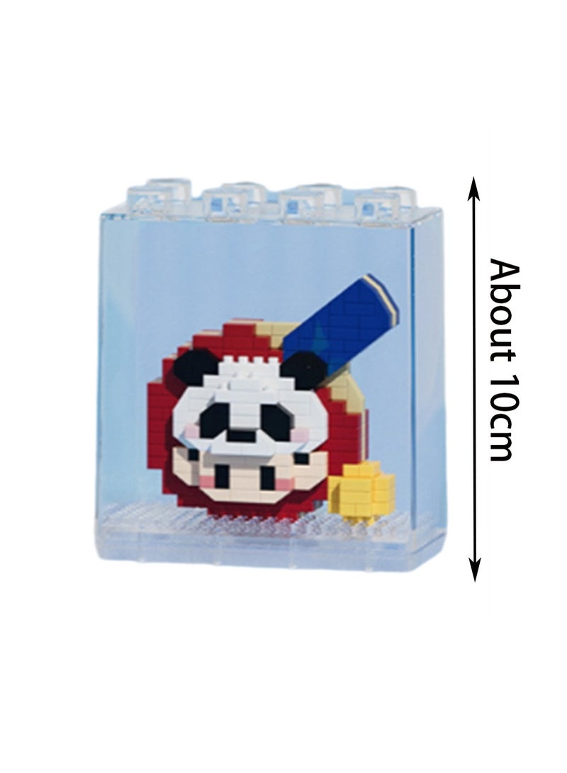 261pcs Panda Racket Building Blocks Set Friends Boys Girls Gifts Suitable For Over 6 Years Old Home Furnishings And Educational Game Building Blocks - Image 2