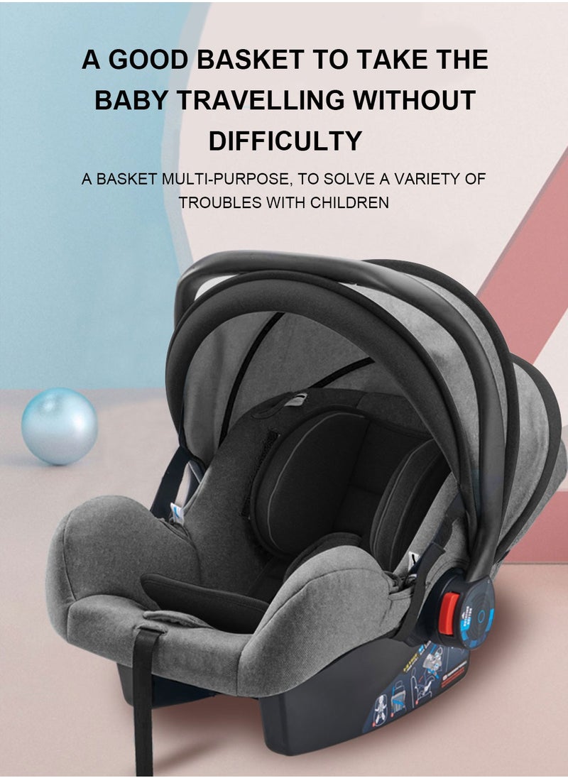 MaBaby 4-In-1 Baby Safety Car Seat With Adjustable Backrest And Canopy, Three-Point Safety Belt, 0 - 15 Months  - Image 1
