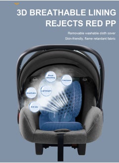 MaBaby 4-In-1 Baby Safety Car Seat With Adjustable Backrest And Canopy, Three-Point Safety Belt, 0 - 15 Months  - Image 3