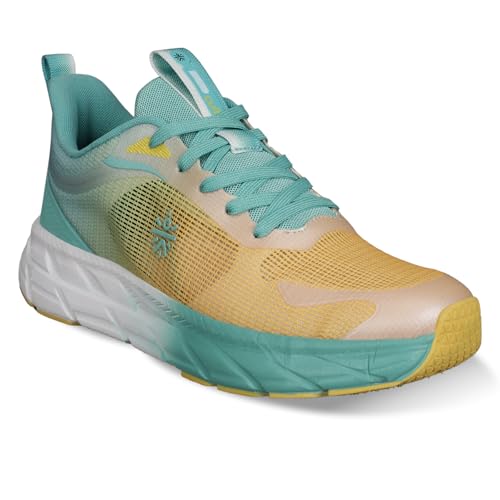 CULT Men Fortis Casual Shoes (Yellow/Mint Green_UK8) - Image 1