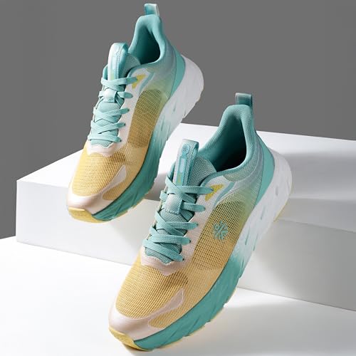 CULT Men Fortis Casual Shoes (Yellow/Mint Green_UK8) - Image 5