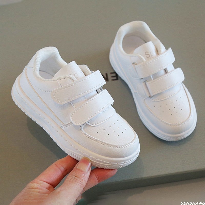 Children'S White Shoes Girls Canvas Shoes Boys Student Sneakers Kindergarten Performance Sneakers Summer - Image 1