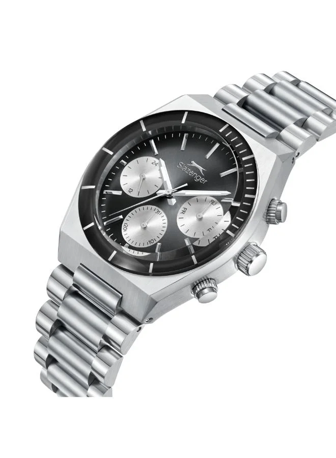 سلازنجر Men's Metal Multi Function Watch SL.9.2484.2.04 - 41 mm