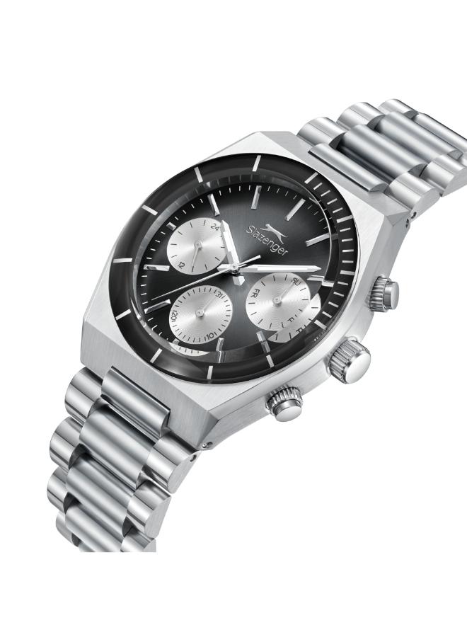 سلازنجر ساعة رجالية معدنية متعددة الوظائف - Image 2