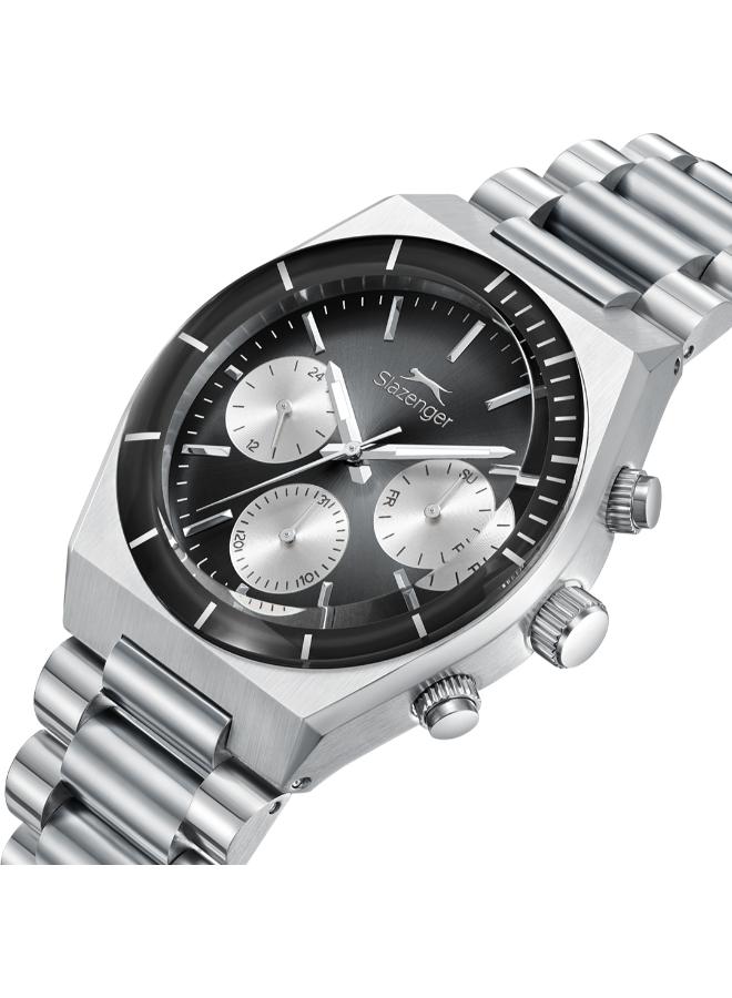 سلازنجر ساعة رجالية معدنية متعددة الوظائف - Image 5