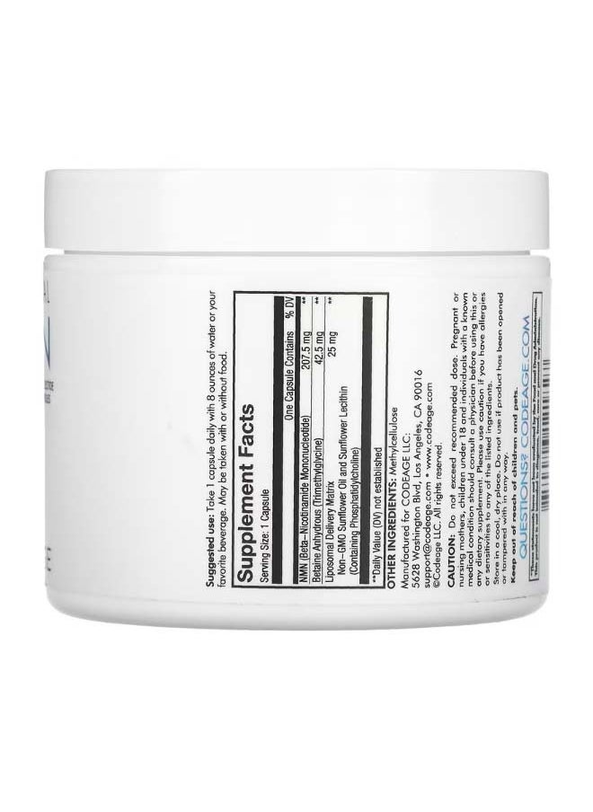 Codeage - Liposomal NMN 30 Capsules - Image 1