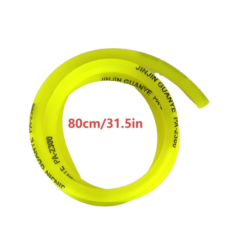 Yellow 80cm Rubber Motorcycle Fuel Filter Hose For Coffee Racers Motocross - Image 4