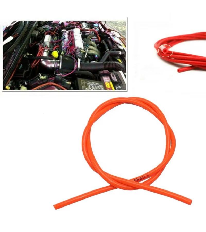 Yellow 80cm Rubber Motorcycle Fuel Filter Hose For Coffee Racers Motocross - Image 3