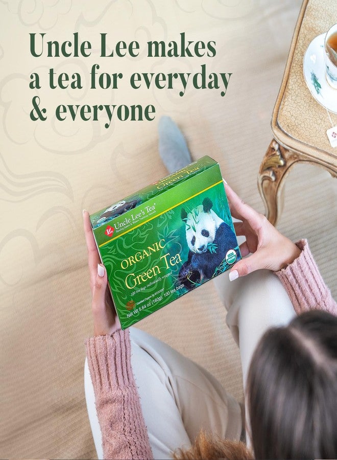Uncle Lee's Tea Uncle Lee's Organic White & Green Tea Variety 2-Pack (206 Individually Wrapped Bags) - Lightly Caffeinated Bulk Teas for Home, Office, Camping - Image 3