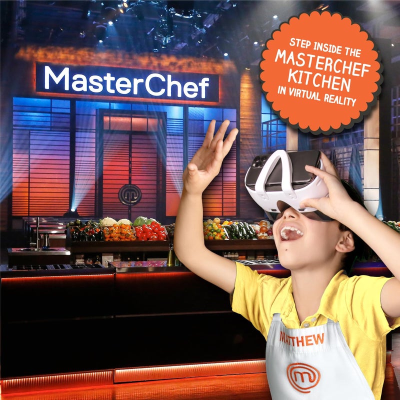 Abacus Brands VR MasterChef Junior - Virtual Reality Kids Cookbook and Interactive Food Science STEM Learning Activity Set (Full Version - Includes Goggles) - for Ages 8 and Up [Packaging May Vary] - Image 5