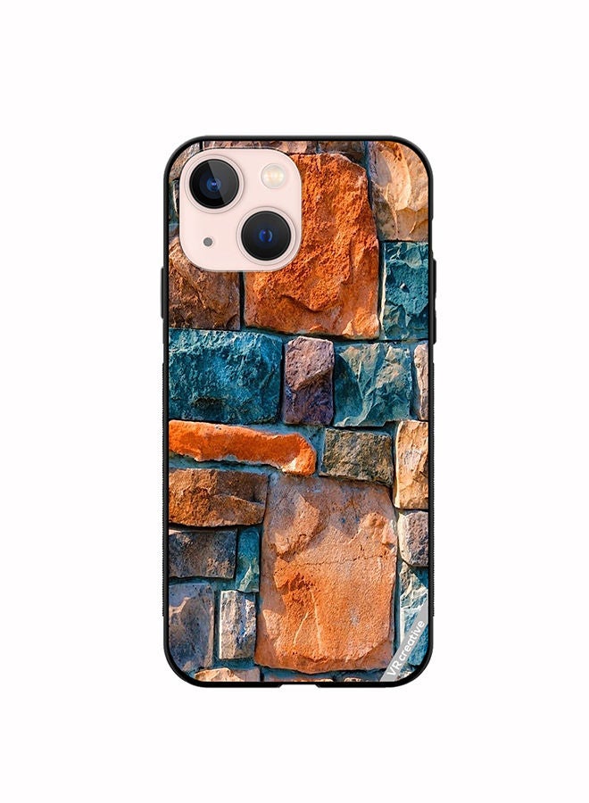 VR CREATIVE Protective Case Cover For Apple iPhone 13 mini Abstract Stone Design Multicolour - Image 1