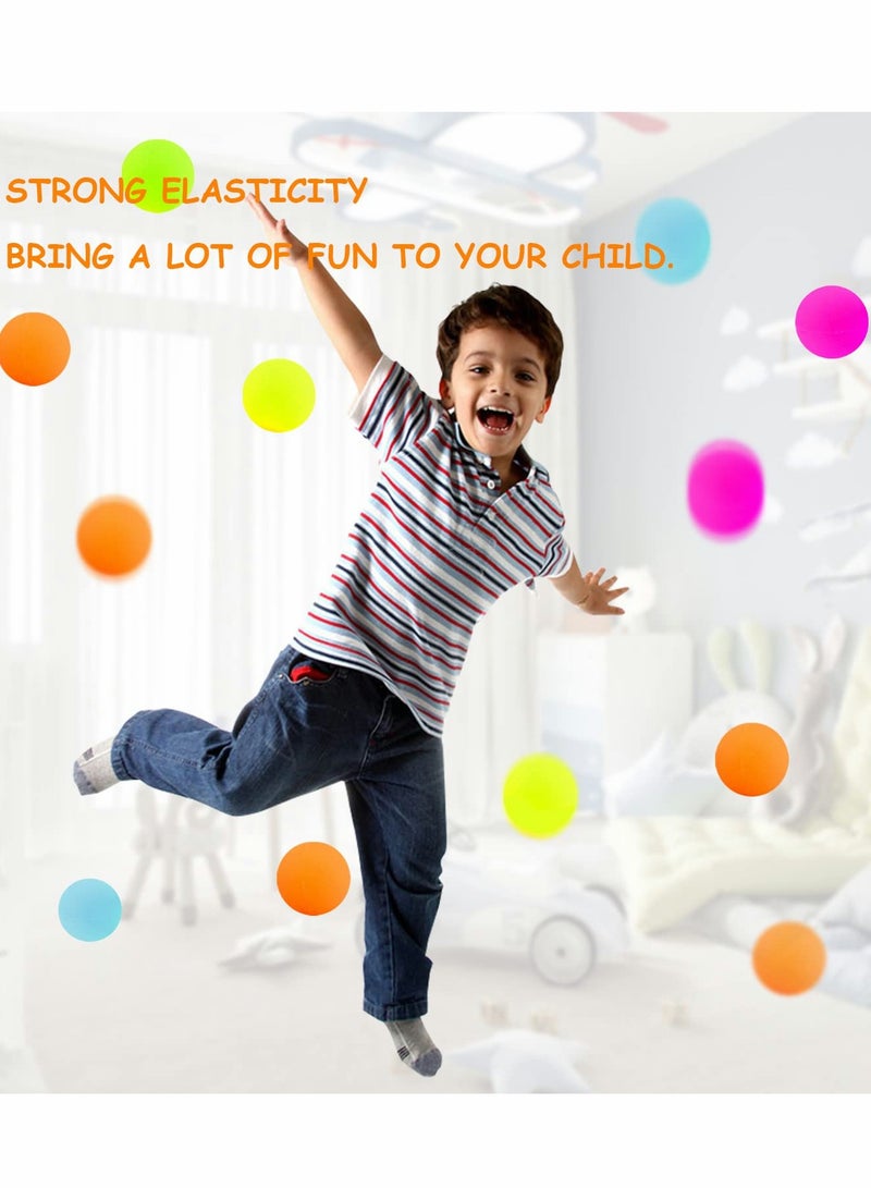 SYOSI Luminous Bouncy Balls, Bouncy Balls, Kids Toy Rubber Balls, Jumping Balls, Fluorescent Balls That Glow at Night, Suitable for Children's Gifts Promotional Gifts or Event Party Souvenirs Etc, 20 PCS - Image 4