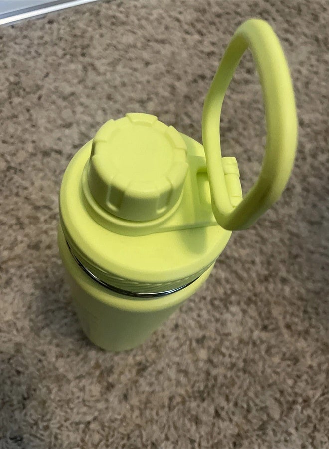 Lululemon 24oz Stainless Steel Back to Life Sport Water Bottles With Push-Pull Lid and Straw, BPA Free - Image 3