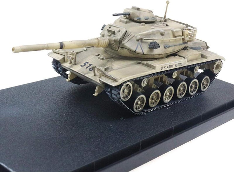 klarako 1/72 American M60A3 Tank Model with Dustproof Box Collection Action Model Gifts for Kids Adults - Image 2