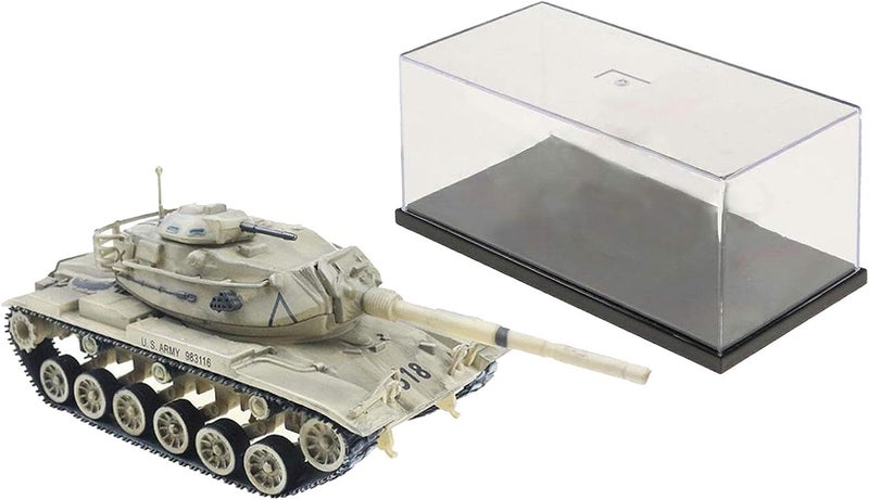 klarako 1/72 American M60A3 Tank Model with Dustproof Box Collection Action Model Gifts for Kids Adults - Image 1