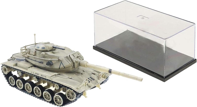 klarako 1/72 American M60A3 Tank Model with Dustproof Box Collection Action Model Gifts for Kids Adults - Image 4
