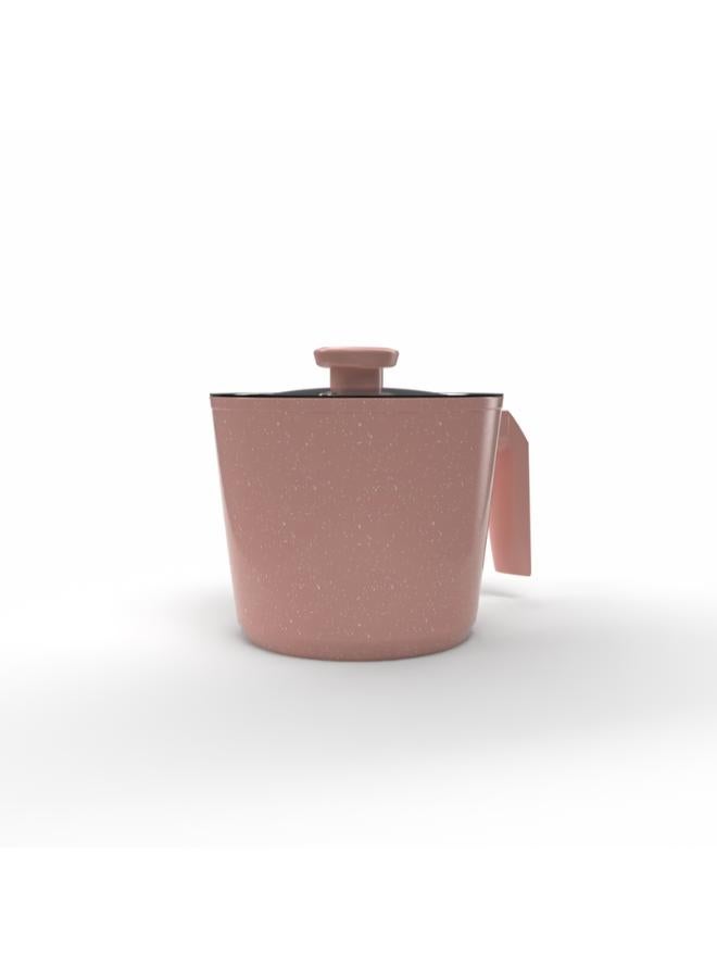 توب شيف قدر حليب جرانيت مقاس 16 وردي - Image 3