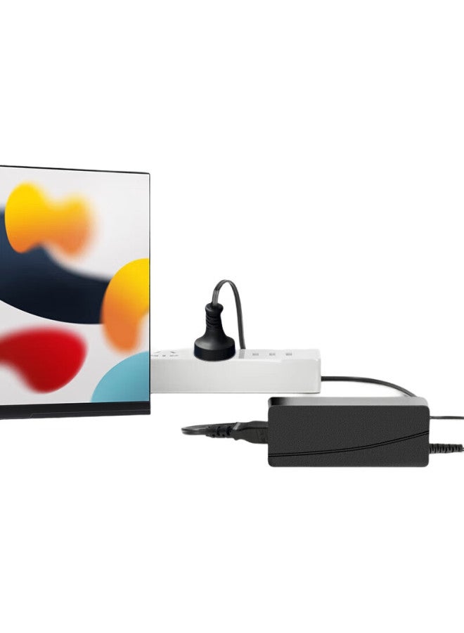 Mryc كابل طاقة شاشة سامسونج من مريك، 14 فولت 1.78 أمبير محول طاقة كمبيوتر LCD، شاحن لابتوب عالمي مع منفذ كبير ودبابيس، 6.5*4.0 - Image 3