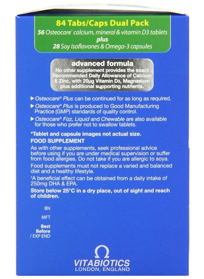 Osteocare Vitabiotics Osteocare Plus - 84 Tabs+Caps - Pack May Vary - Image 4