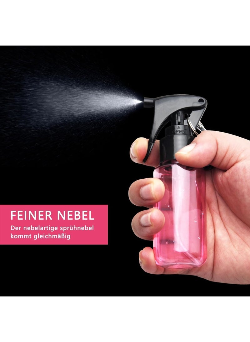 SYOSI Spray Bottles, 5-Pack Mini 60ml Atomiser Bottles with Clip, Portable Refillable Spray Bottle for Alcohol Hair Care Cleaning Travel, Leak-Proof Lightweight Travel Bottle - Image 5