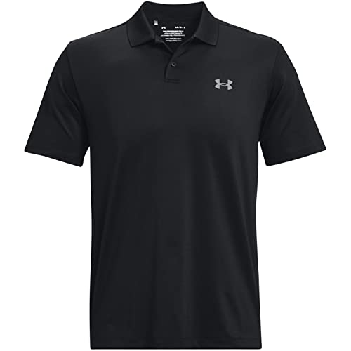 Under Armour Men's Performance 3.0 Polo, (001) Black / / Pitch Gray, XX-Large - Image 1