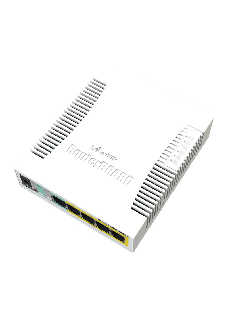 مايكروتك RB260GSP (CSS106-1G-4P-1S) مع SwitchOS وهيكل داخلي - Image 1