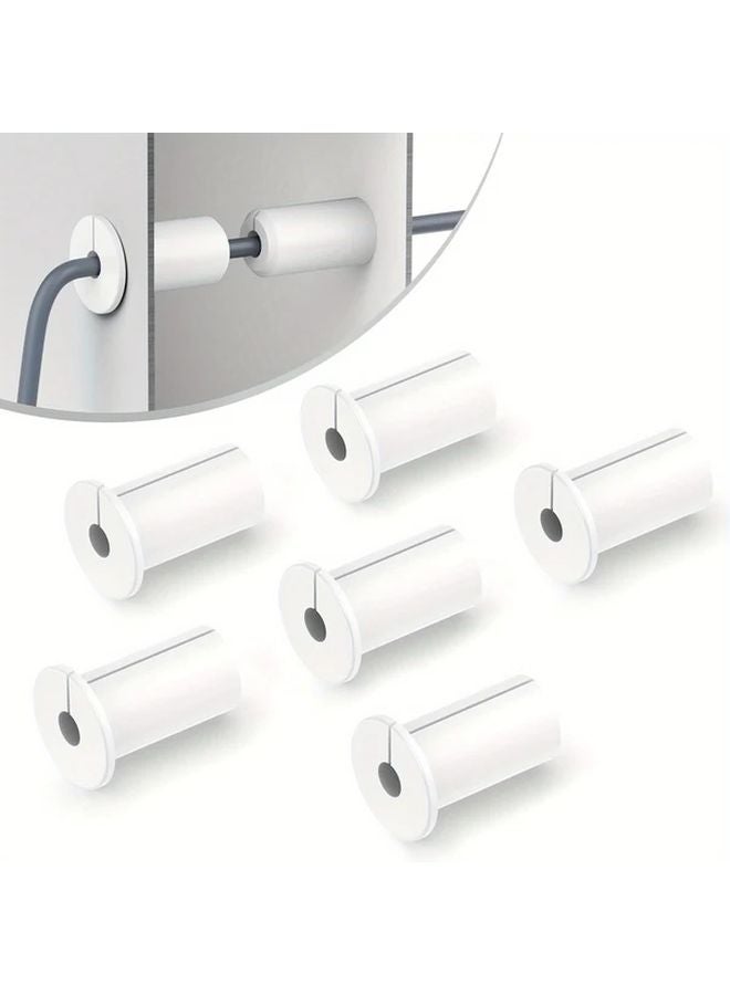 2Pcs White Starlink Wall Grommets 19mm Cable Pass Through Bushing For Home Networking - Image 2