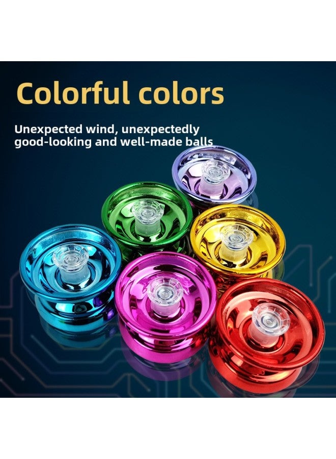 Alloy Yo-yo Entry-type Dead Sleep Live Sleep Yoyo Ball Competitive Yo-yo Wholesale-Color: Red Model-alloy Yo-yo (animal Head Ring + Colorful Rope) 65g - Image 3