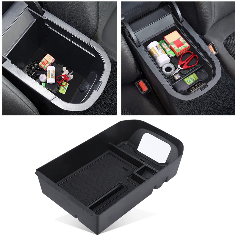 DIAMOOKY Upgraded Center Console Organizer Compatible with Toyota RAV4 2025 2024 2023 2022 2021 2020 2019 Interior Accessories, Gear Shift Storage Tray Secondary Box Insert Divider - 2pcs - Image 4