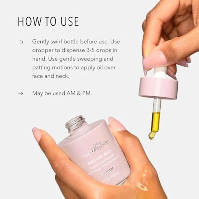 HydroPeptide Moisture Reset, Phytonutrient Facial Oil, Hydrate and Enrich Skin, Improves Skin Barrier Function, 1 Ounce - Image 4