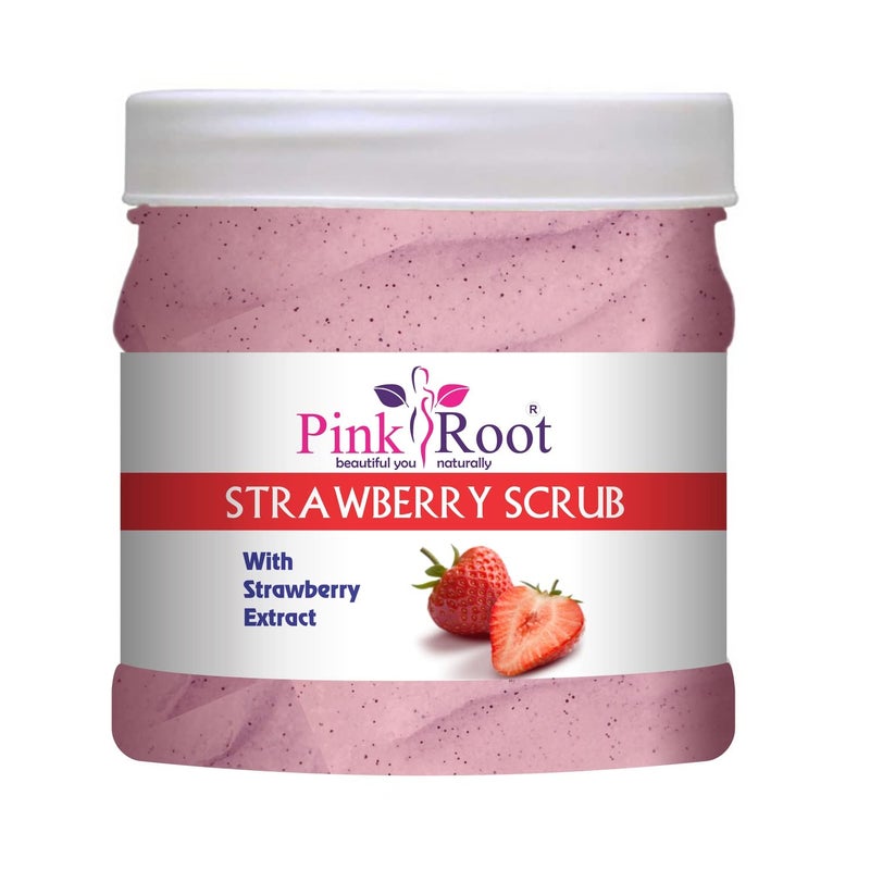 Pink Root Papaya Mask 500gm with Strawberry Scrub 500gm - Image 3