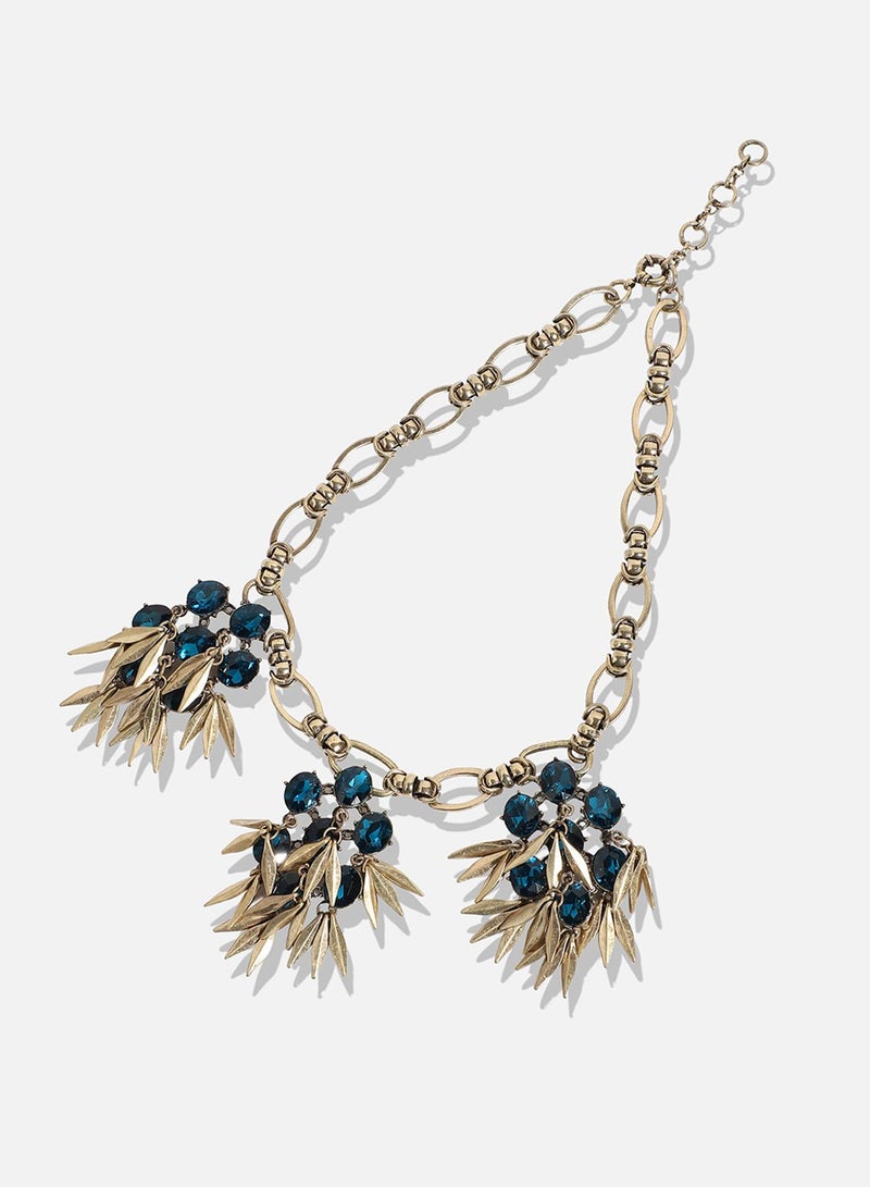 SOHI Designer Statement Stone Artificial Necklace Jewellery - Image 2