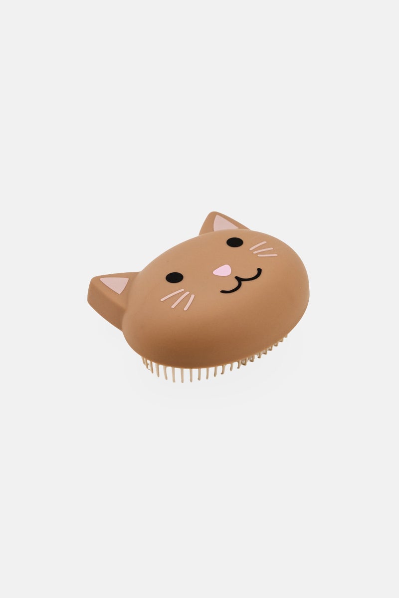 Muy Mucho Soft Touch Detangling Cat Hair Brush, Brown  - Image 3