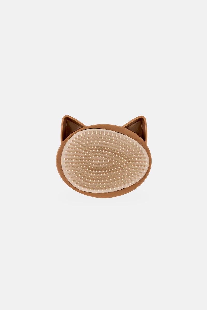 Muy Mucho Soft Touch Detangling Cat Hair Brush, Brown  - Image 2