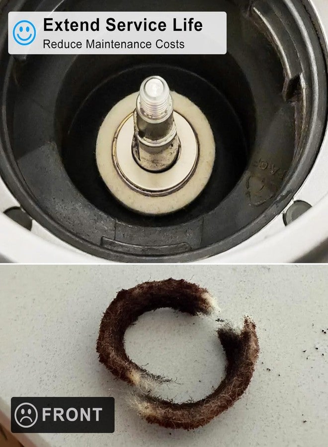 GUZIKO Felt Cushion Ring for Coffee Machine Grinder Wool Fit for Breville Espresso BES870 BES878 BES880 BES980 BES990 BCG600 BCG820, Coffee Machine Cleaning Gasket Replace SP0001575, 2 Pack - Image 5