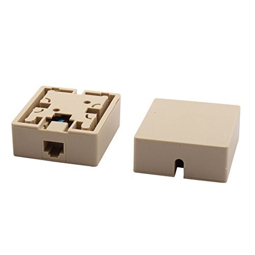 uxcell RJ45 8P8C Cat5 Ethernet Network Cable Wall Surface Mount Connector Box 5 Pcs - Image 2