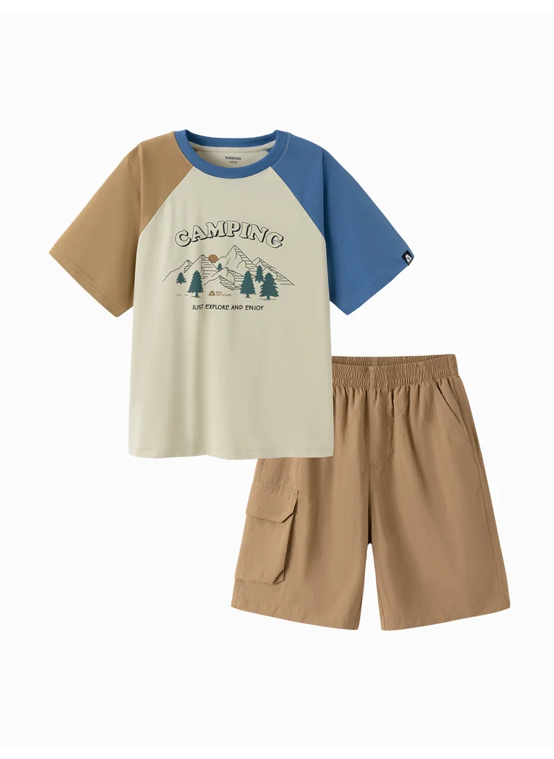 بالابالا Kids boy Knit short sleeve suit