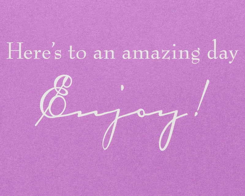 Papyrus Birthday Card (To An Amazing Day) - Image 3