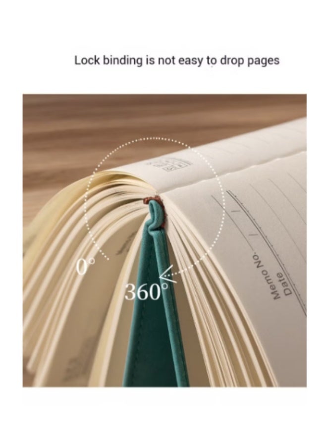 ديوتي مجلة فاخرة A5، غلاف مقوى، دفتر ملاحظات جلدي بتصميم رأس غزال، صفحات سميكة مسطرة للكتابة والتخطيط وتدوين اليوميات، فكرة هدية مثالية - Image 3