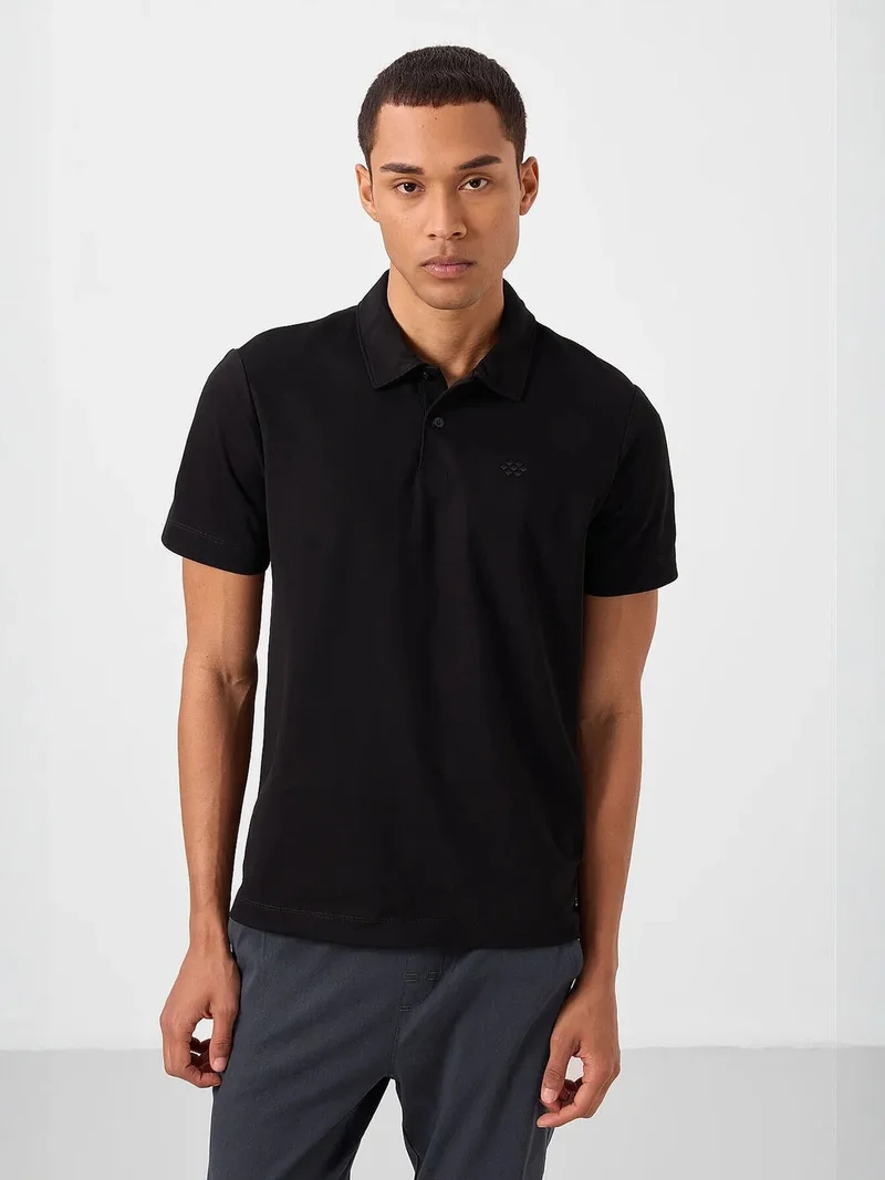 TOMMYLIFE TOMMY Men's Cotton-Blend Polo T-Shirt