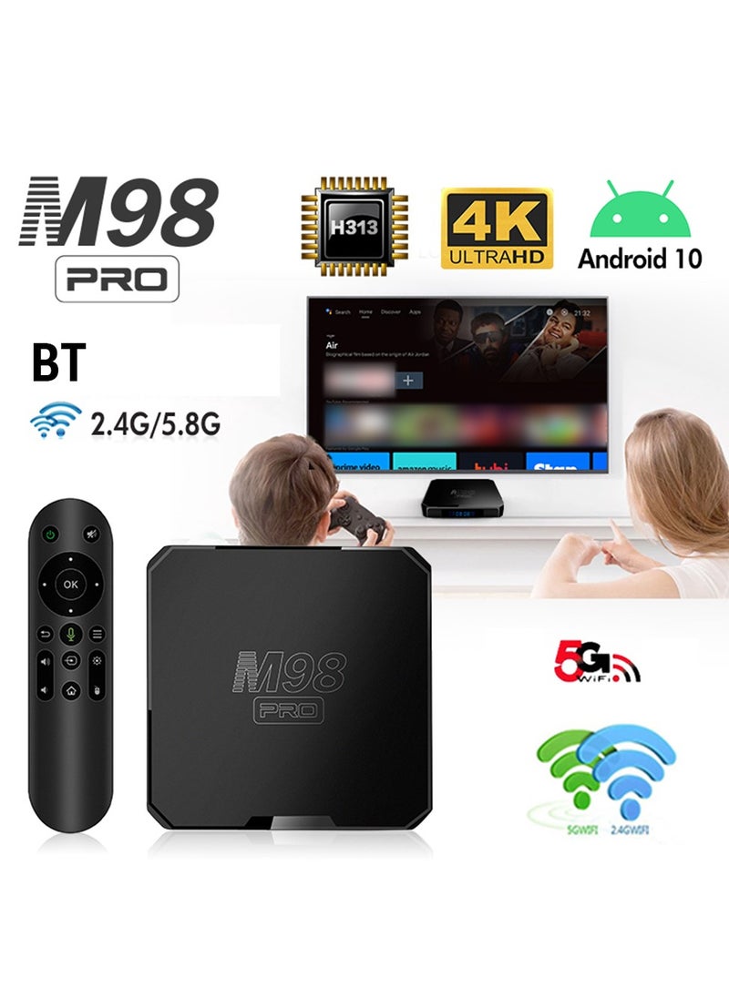 Generic "M98 PRO Android TV Box - 4K HDR Smart Streaming Media Player with Android 10 and 16GB Storage"  - Image 2