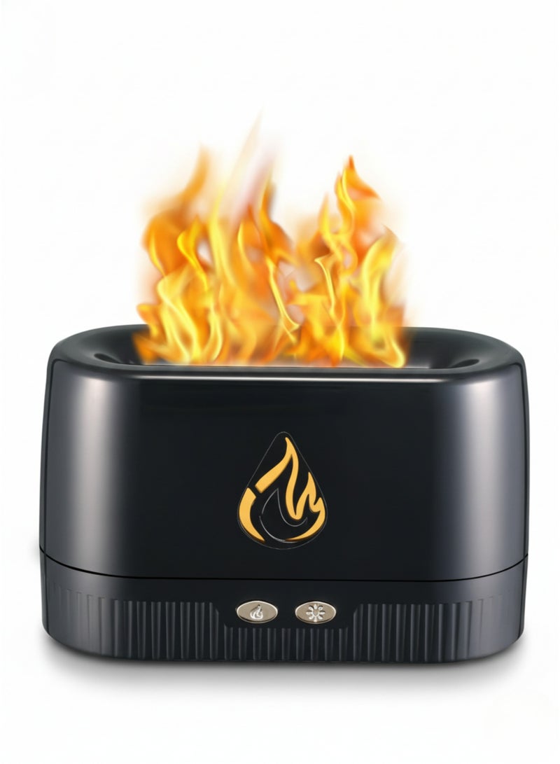 vexa pro Flame Aroma Diffuser 200ml | Essential Oil Humidifier with Flame Light, USB Powered, Auto Shut-Off - Image 1