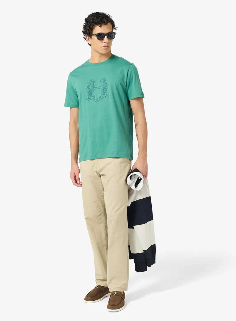 Hackett  Crest Crew Neck T-Shirt for Men | Best Price UAE