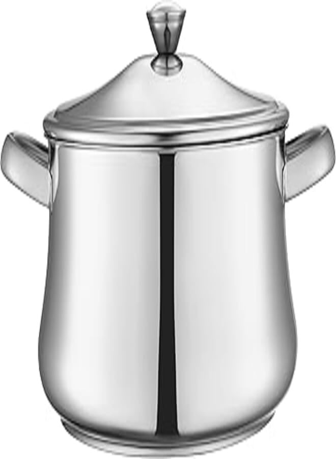 Zahran classic stewpot with handles, size 18 cm, stainless steel - 330010018