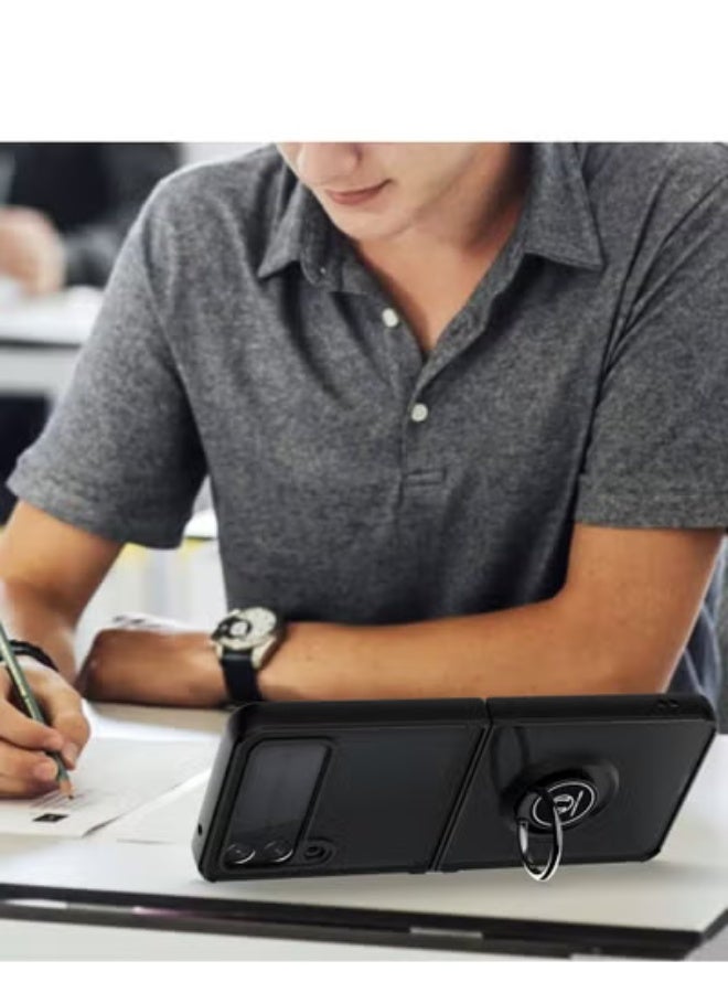 GULFLINK Back Cover Phone Protection Case For Samsung zflip4 Black - Image 2